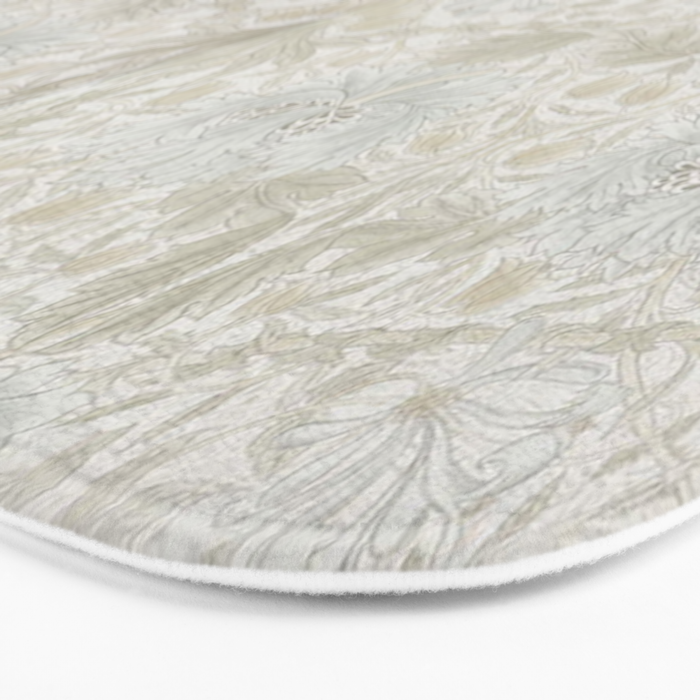 William Morris Pure Honeysuckle Linen Bath Mat Gallery Image 3