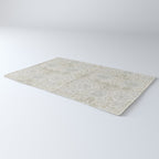 William Morris Pure Honeysuckle Linen Rug Gallery Image 3