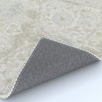 William Morris Pure Honeysuckle Linen Rug Gallery Image 4
