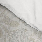 William Morris Pure Honeysuckle Linen Comforter Gallery Image 4