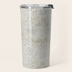William Morris Pure Honeysuckle Linen Travel Mug Gallery Image 2