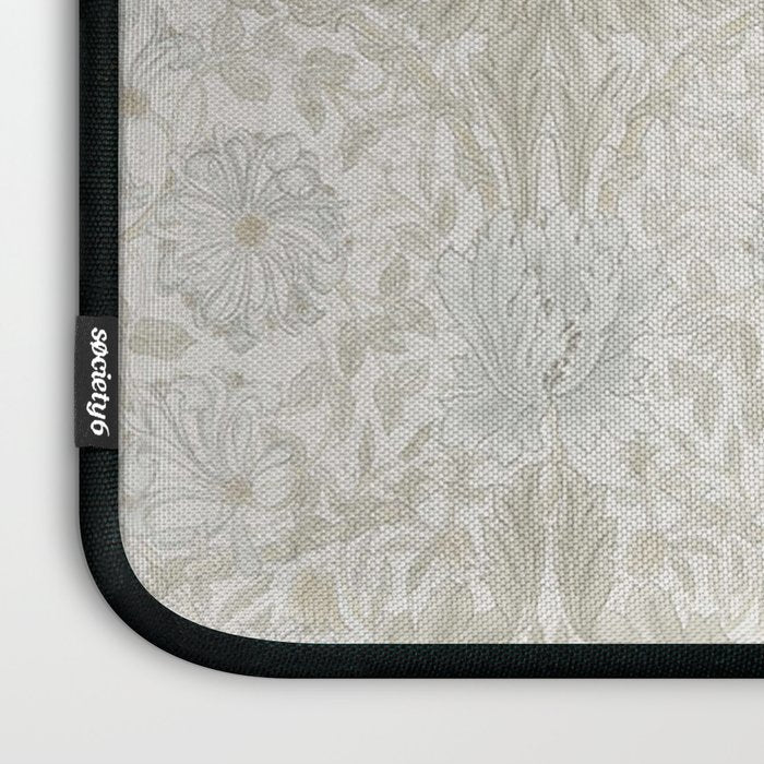 William Morris Pure Honeysuckle Linen Laptop Sleeve Gallery Image 3