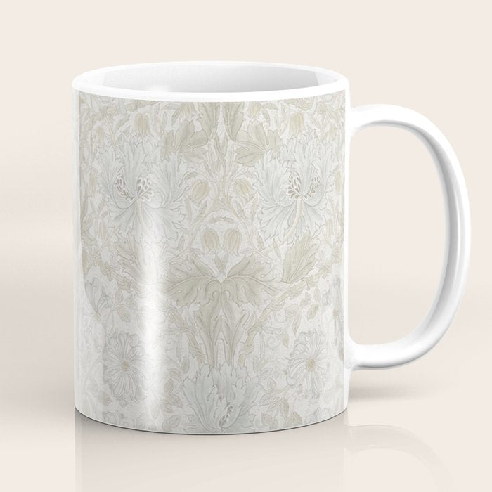 William Morris Pure Honeysuckle Linen Coffee Mug Gallery Image 1