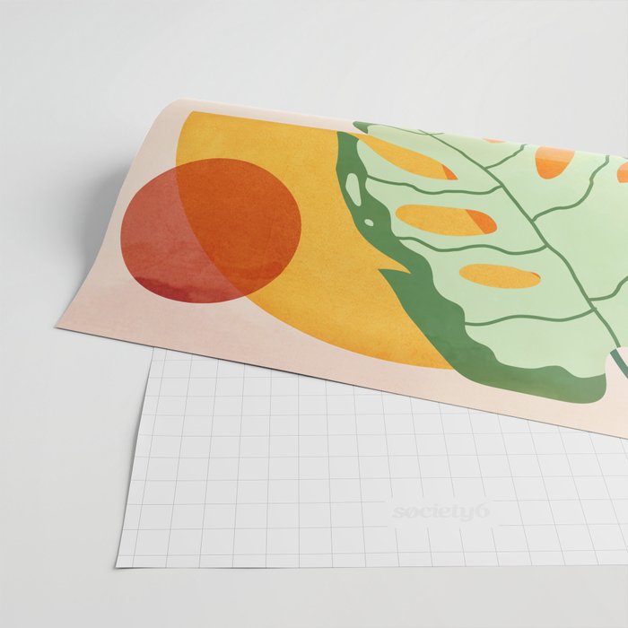 Tropical Garden Leaves 01 Wrapping Paper Gallery Image 2