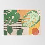 Tropical Garden Leaves 01 Rug Gallery Image 2