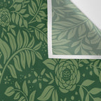 Spring Cheetah Pattern - Forest Green Wall Tapestry Gallery Image 3