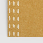 boho vertical stitch - mustard Poster Gallery Image 3
