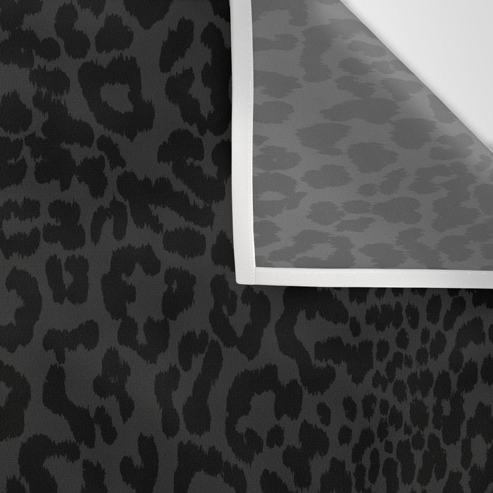 Goth Black Leopard Animal Print Wall Tapestry Gallery Image 3