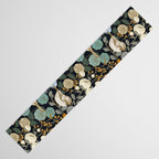 Winter Garden Birds Black Table Runner Gallery Image 3