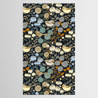 Winter Garden Birds Black Tablecloth Gallery Image 2