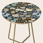 Winter Garden Birds Black Side Table Gallery Image 2