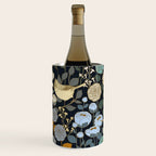 Winter Garden Birds Black Wine Chiller Gallery Image 3