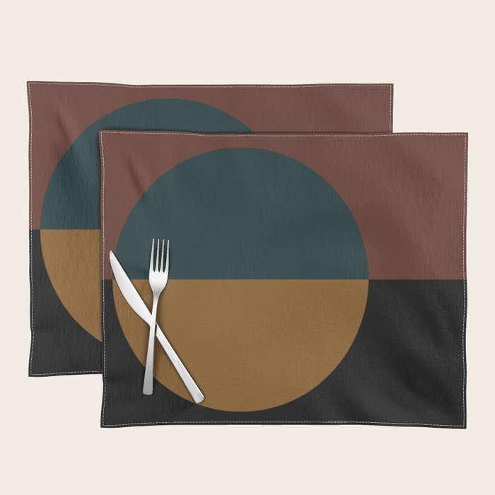 Color Block Abstract XI Placemat Gallery Image 1
