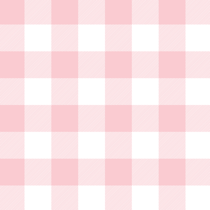 Large Valentine Soft Blush Pink and White Buffalo Check Plaid Coffee Mug Gallery Image 2