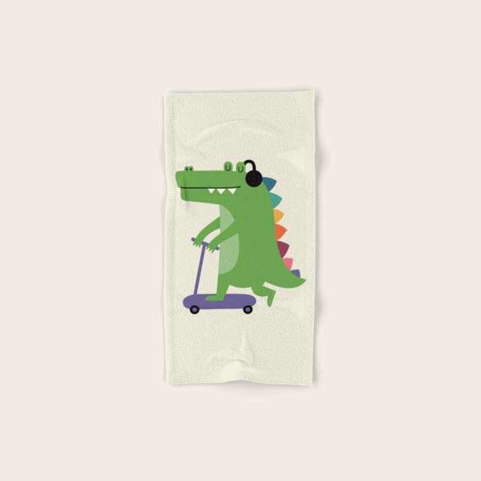 Croco Scooter Bath Towel Gallery Image 1