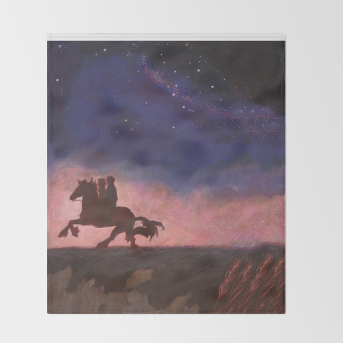 The Scorpio Races Throw Blanket Gallery Image 2