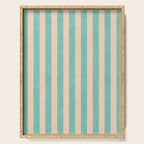 STRIPES 001 F - Mint Serving Tray Gallery Image 1