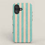 STRIPES 001 F - Mint iPhone Case Gallery Image 1