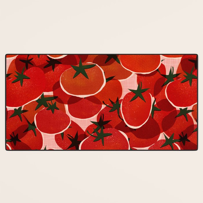 Multi Tomatoes Desk Mat Gallery Image 3