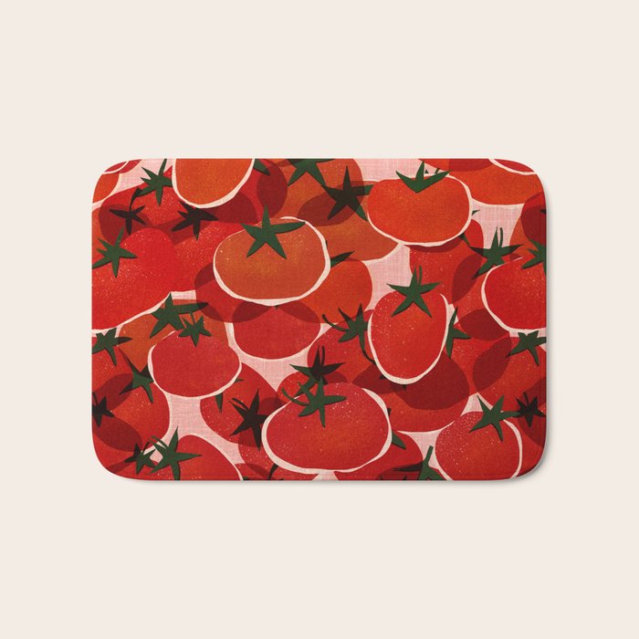 Multi Tomatoes Bath Mat Gallery Image 1