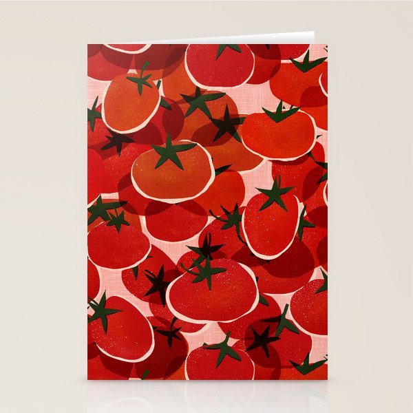 Multi Tomatoes Stationery Card Gallery Image 2
