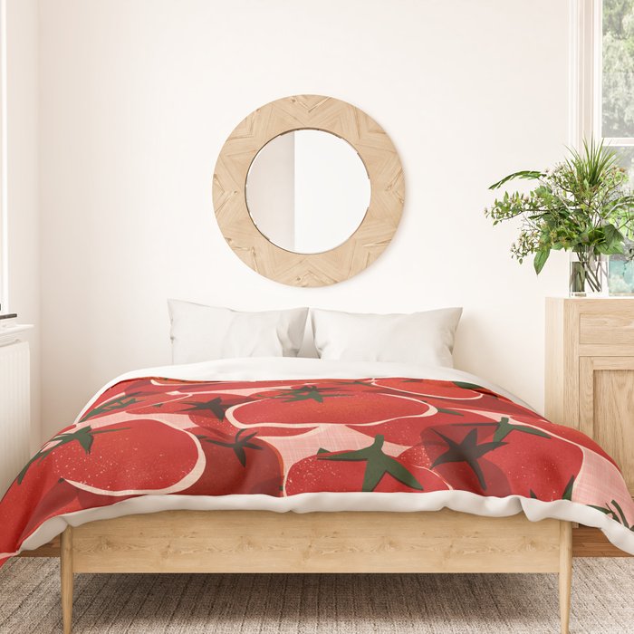 Multi Tomatoes Duvet Cover Gallery Image 3