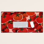 Multi Tomatoes Desk Mat Gallery Image 1