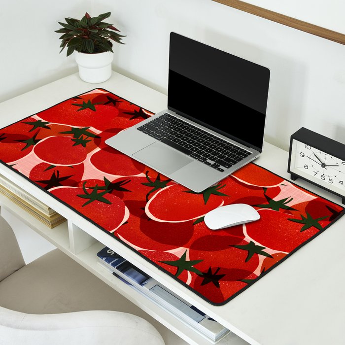Multi Tomatoes Desk Mat Gallery Image 2