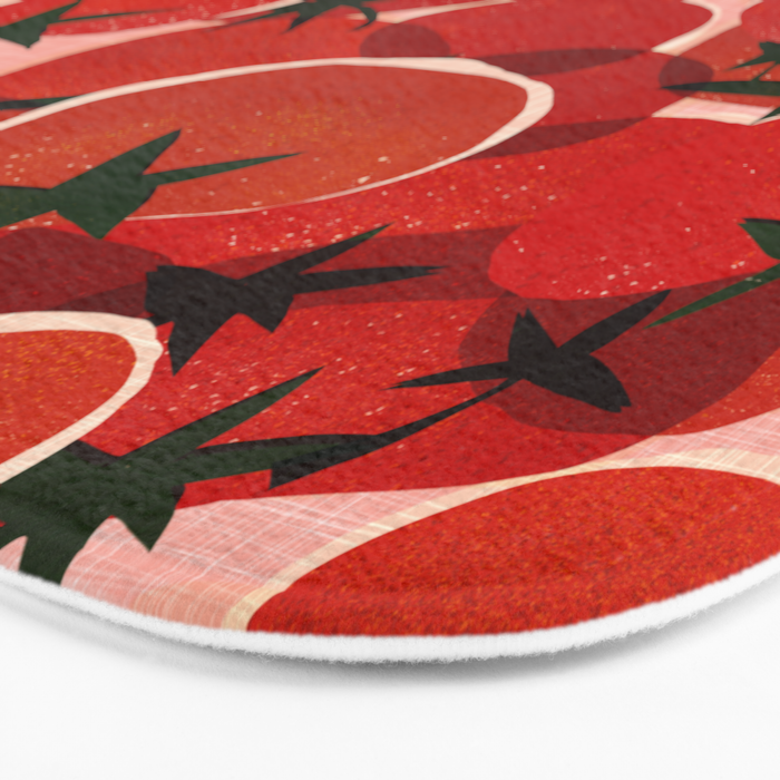 Multi Tomatoes Bath Mat Gallery Image 3