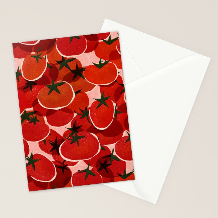 Multi Tomatoes Stationery Card Gallery Image 2