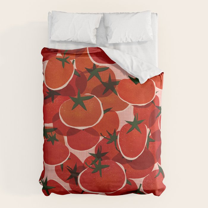 Multi Tomatoes Duvet Cover Gallery Image 6