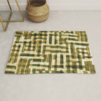 Abstract Linocut Pattern #6 Rug Gallery Image 1