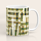 Abstract Linocut Pattern #6 Coffee Mug Gallery Image 1