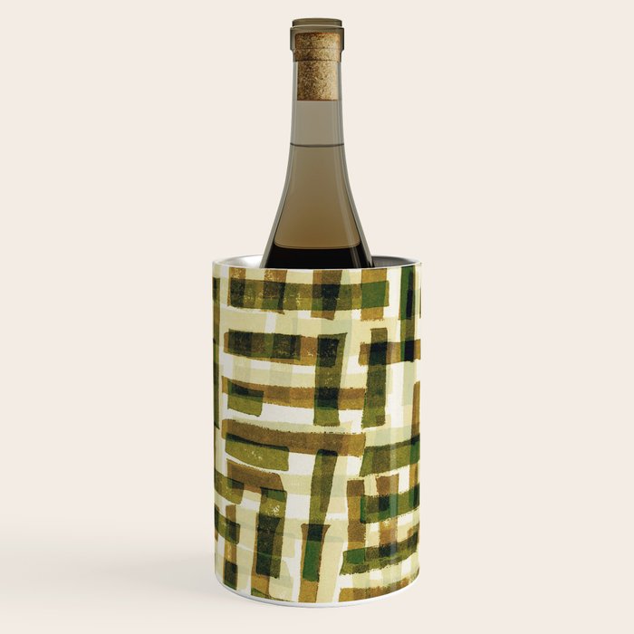 Abstract Linocut Pattern #6 Wine Chiller Gallery Image 3