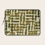 Abstract Linocut Pattern #6 Laptop Sleeve Gallery Image 1