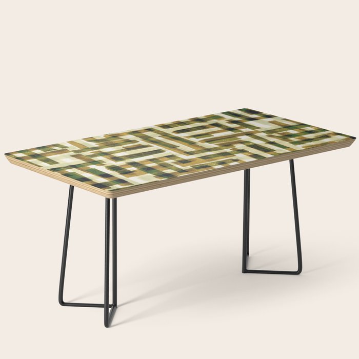 Abstract Linocut Pattern #6 Coffee Table Gallery Image 1