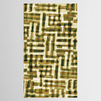 Abstract Linocut Pattern #6 Tablecloth Gallery Image 2