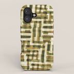 Abstract Linocut Pattern #6 iPhone Case Gallery Image 1