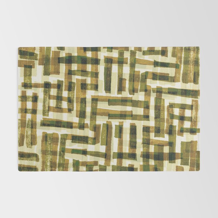 Abstract Linocut Pattern #6 Rug Gallery Image 2