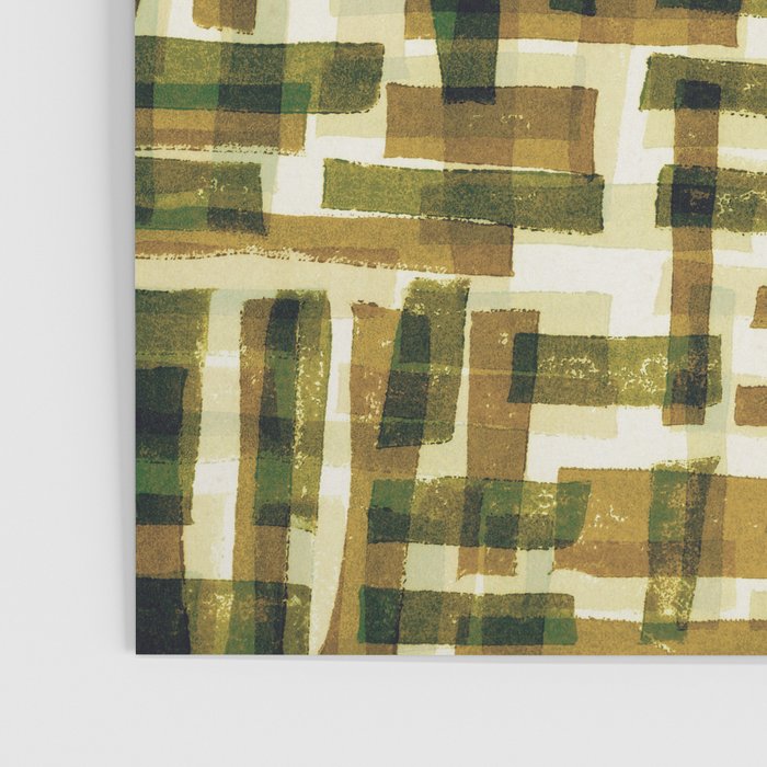 Abstract Linocut Pattern #6 Poster Gallery Image 3