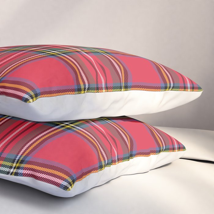 Red & Green Tartan Pattern Pillow Sham Gallery Image 3