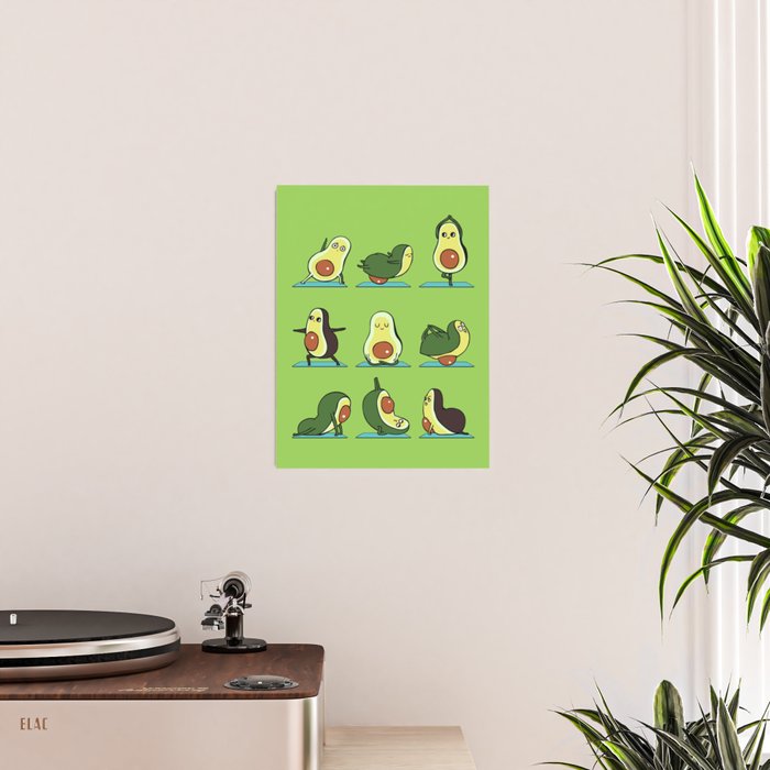 Avocado Yoga Poster Gallery Image 2