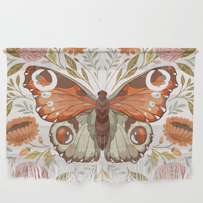 William Morris Inspired Butterfly Wall Hanging Gallery Image 1