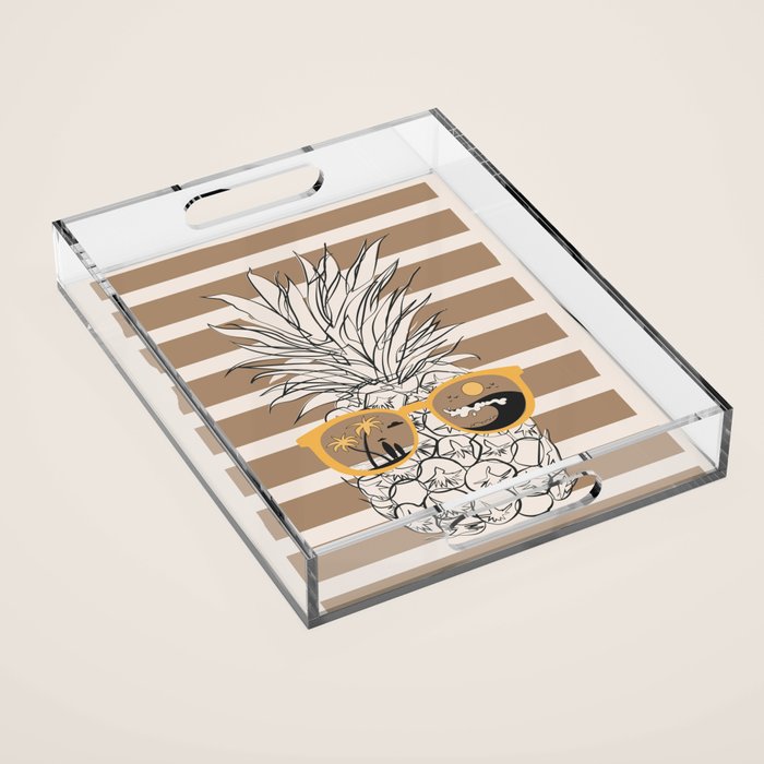 Pineapple Dreams 4 Acrylic Tray Gallery Image 1