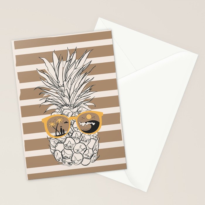 Pineapple Dreams 4 Stationery Card Gallery Image 2