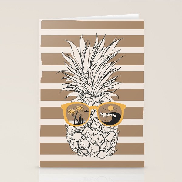 Pineapple Dreams 4 Stationery Card Gallery Image 2