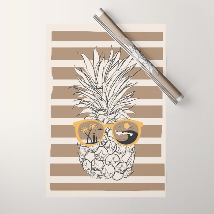 Pineapple Dreams 4 Wrapping Paper Gallery Image 1