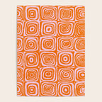 Pink Orange Groove - Retro 70s Spiral Pattern Poster Gallery Image 4