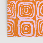 Pink Orange Groove - Retro 70s Spiral Pattern Poster Gallery Image 3