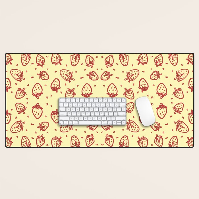 Strawberry Sundae Desk Mat Gallery Image 1